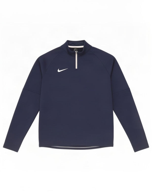 Top della tuta pullover Nike da bambino Dri Fit 13-14 anni XL blu navy
