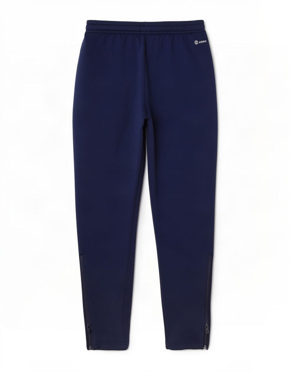 Pantaloni da tuta grafica Adidas Aeroready da uomo piccoli in poliestere blu navy