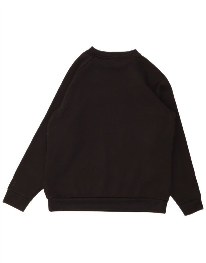 Felpa grafica da donna Tommy Hilfiger Jumper UK 16 Large Poliestere nero