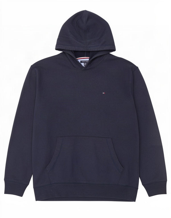 Maglione con cappuccio da uomo Tommy Hilfiger 2XL cotone blu navy