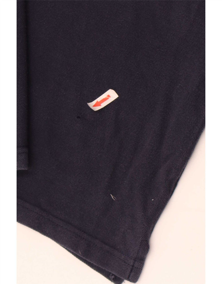 Polo da uomo Pringle Large in cotone blu navy
