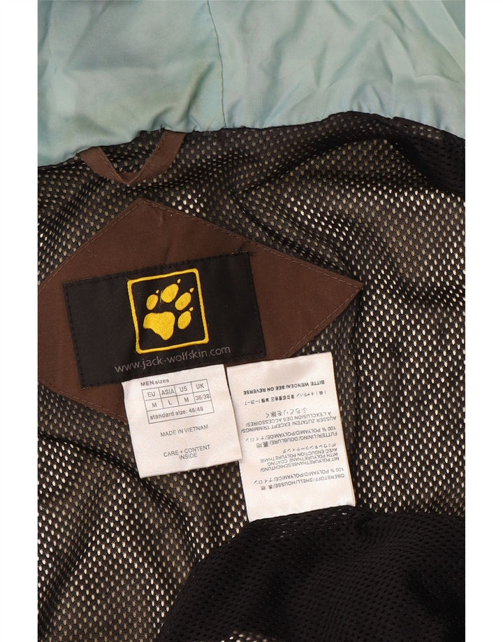 Giacca antipioggia con cappuccio da uomo Jack Wolfskin UK 36/38 Poliammide marrone medio