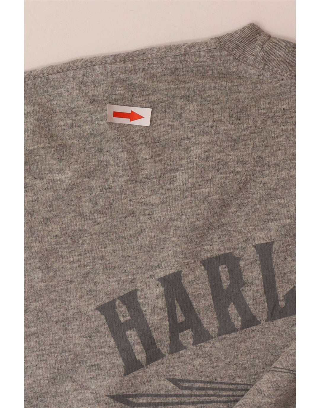 T-shirt grafica da uomo Harley Davidson Top XL in cotone grigio