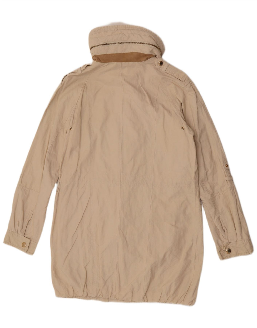 Giacca Parka con cappuccio da donna Massimo Dutti UK 10 Small Beige