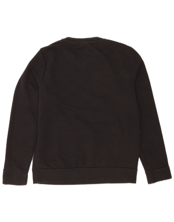 Felpa Adidas da donna con vestibilità regolare grafica, maglione UK 12/14 medio nero