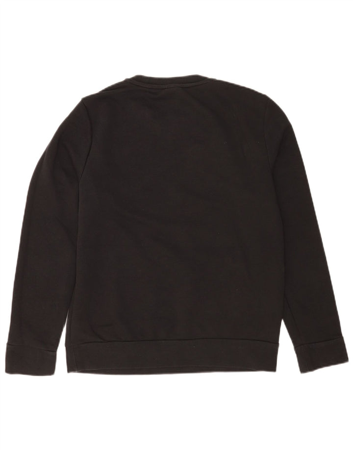 Felpa Adidas da donna con vestibilità regolare grafica, maglione UK 12/14 medio nero