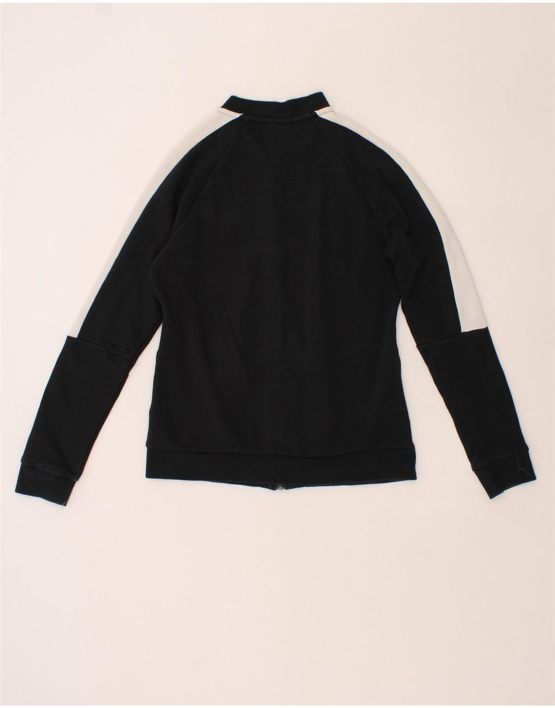PUMA Womens Tracksuit Top Jacket UK 12 Medium  Black Colourblock Cotton Vintage Puma and Second-Hand Puma from Messina Hembry 