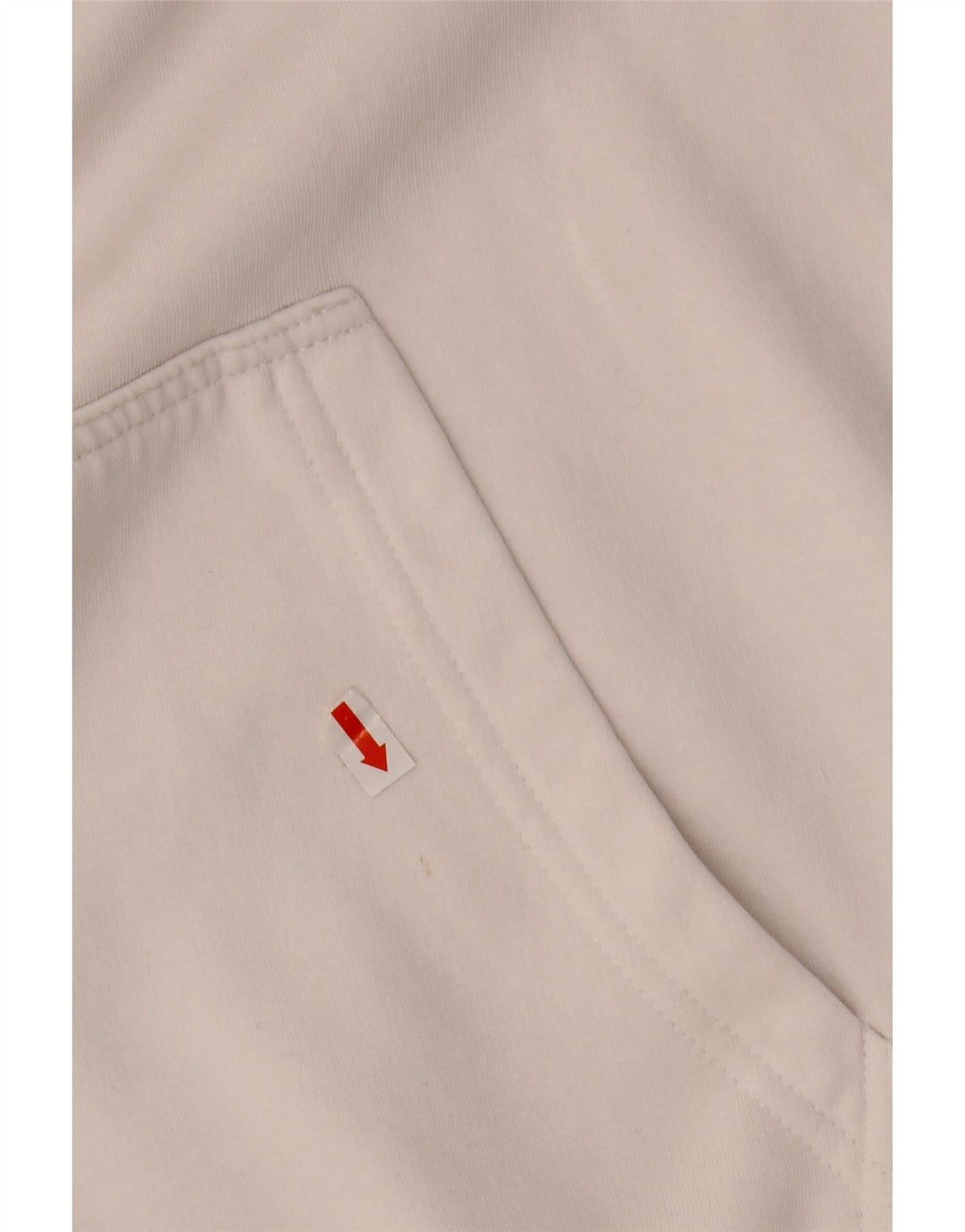 KARL KANI Felpa con cappuccio grafica da uomo ampia vestibilità piccola in cotone bianco