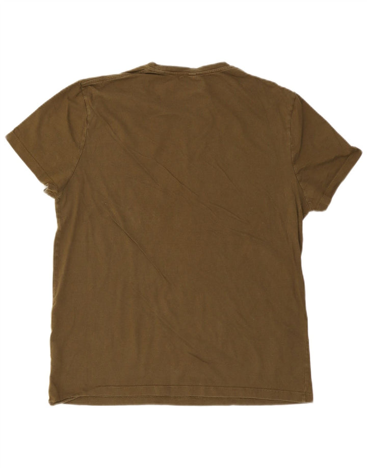 T-shirt da uomo Jack Wills Top grande in cotone kaki