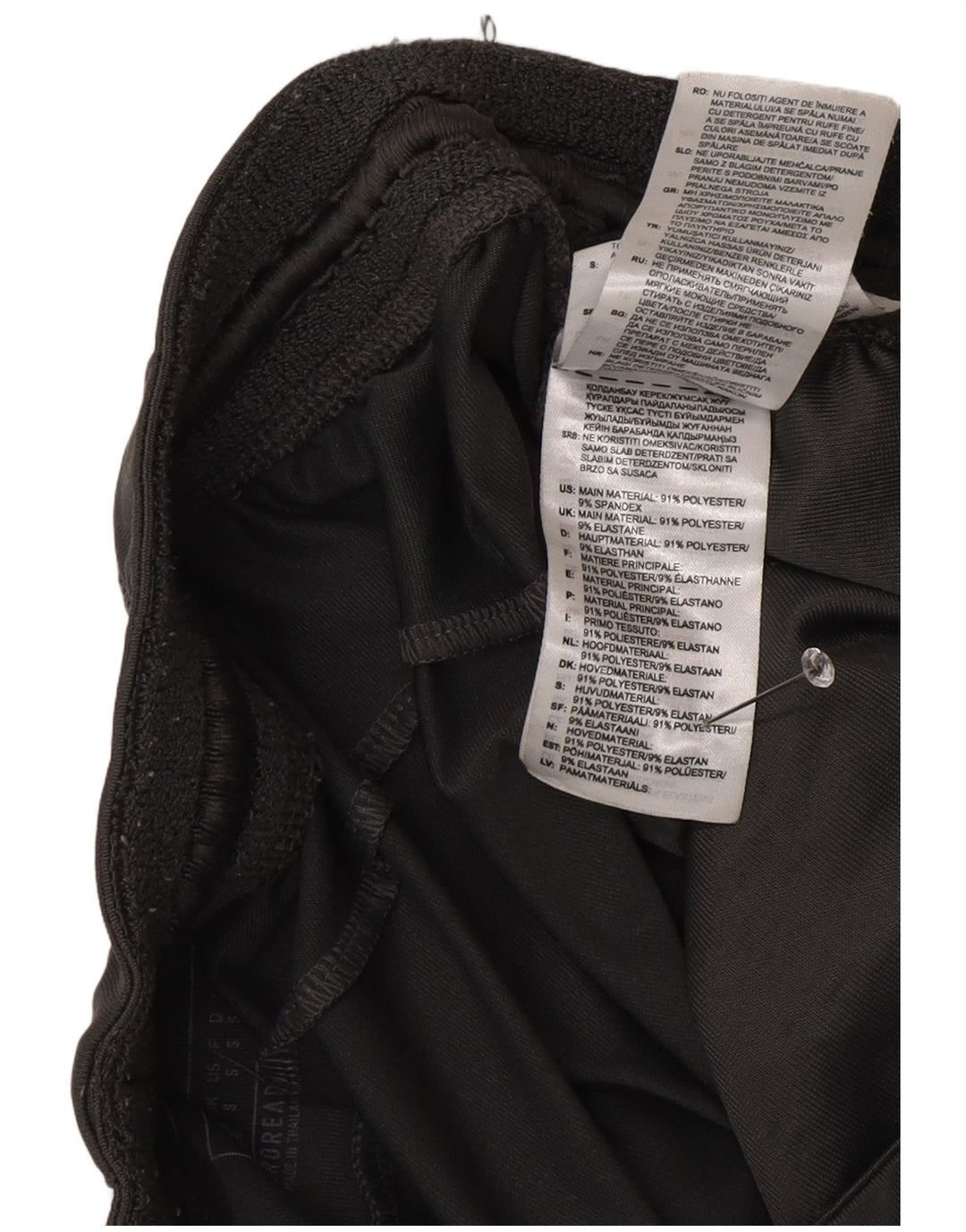 Pantaloncini sportivi grafici da uomo Adidas piccoli in poliestere grigio