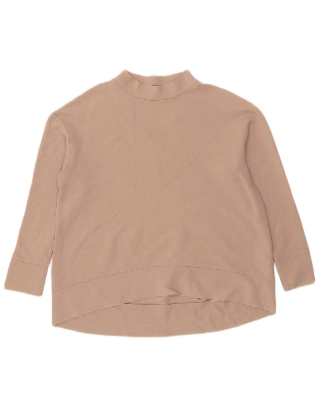Felpa oversize da donna Cos, maglione UK 14, cotone beige medio