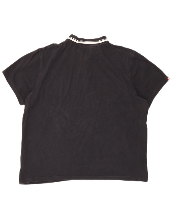 Polo da uomo New Balance XL in cotone nero