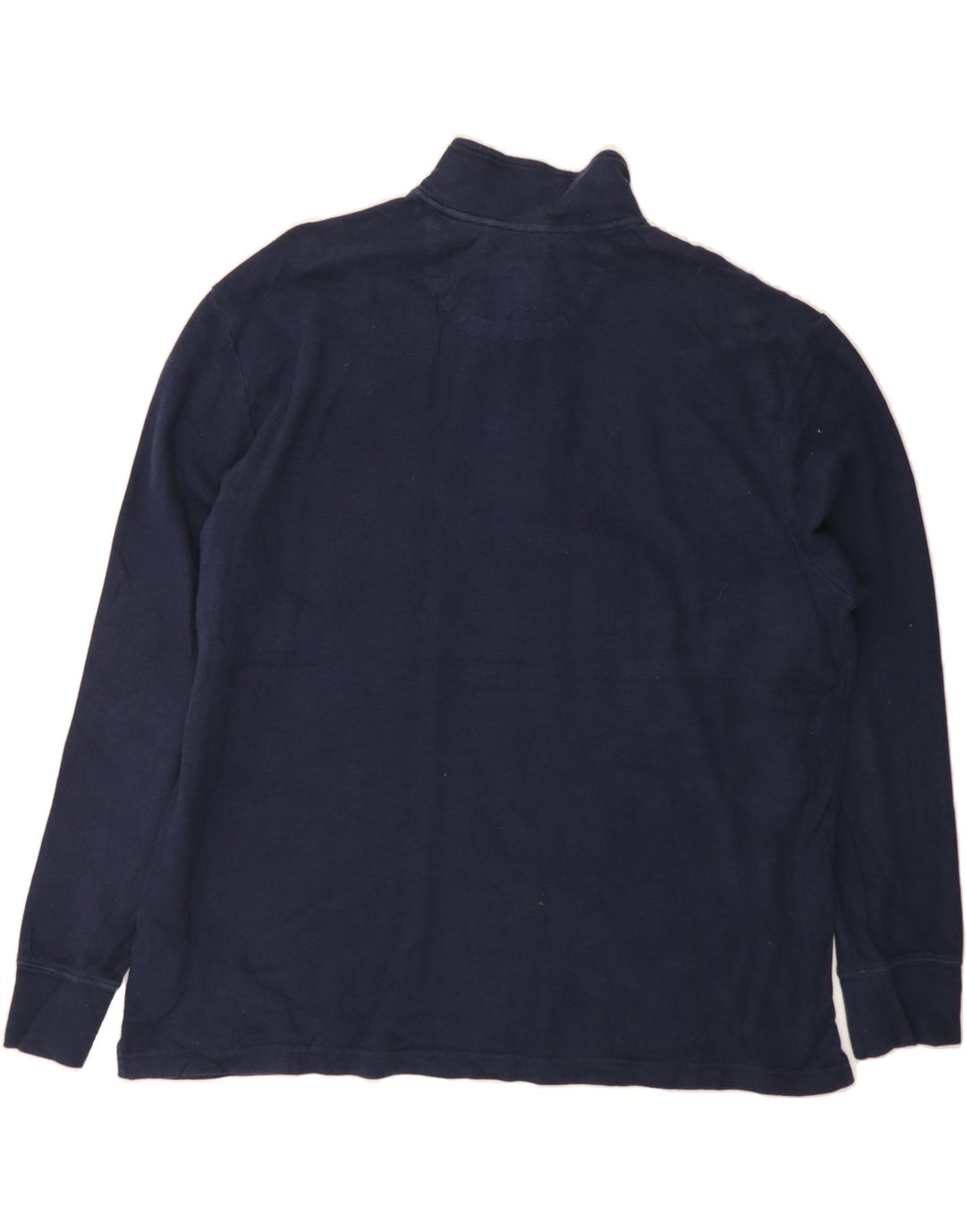 CHAPS Mens Zip Neck Sweatshirt Jumper XL Navy Blue Vintage Chaps and Second-Hand Chaps from Messina Hembry 