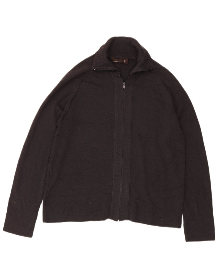 Maglione cardigan da uomo Zara grigio medio