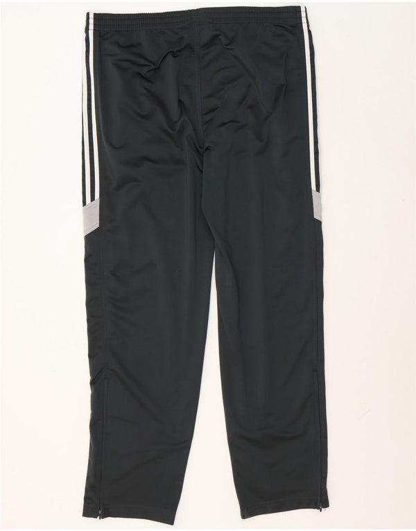 Pantaloni da tuta da uomo Adidas UK 44/46 Large Grigio Colourblock Poliestere