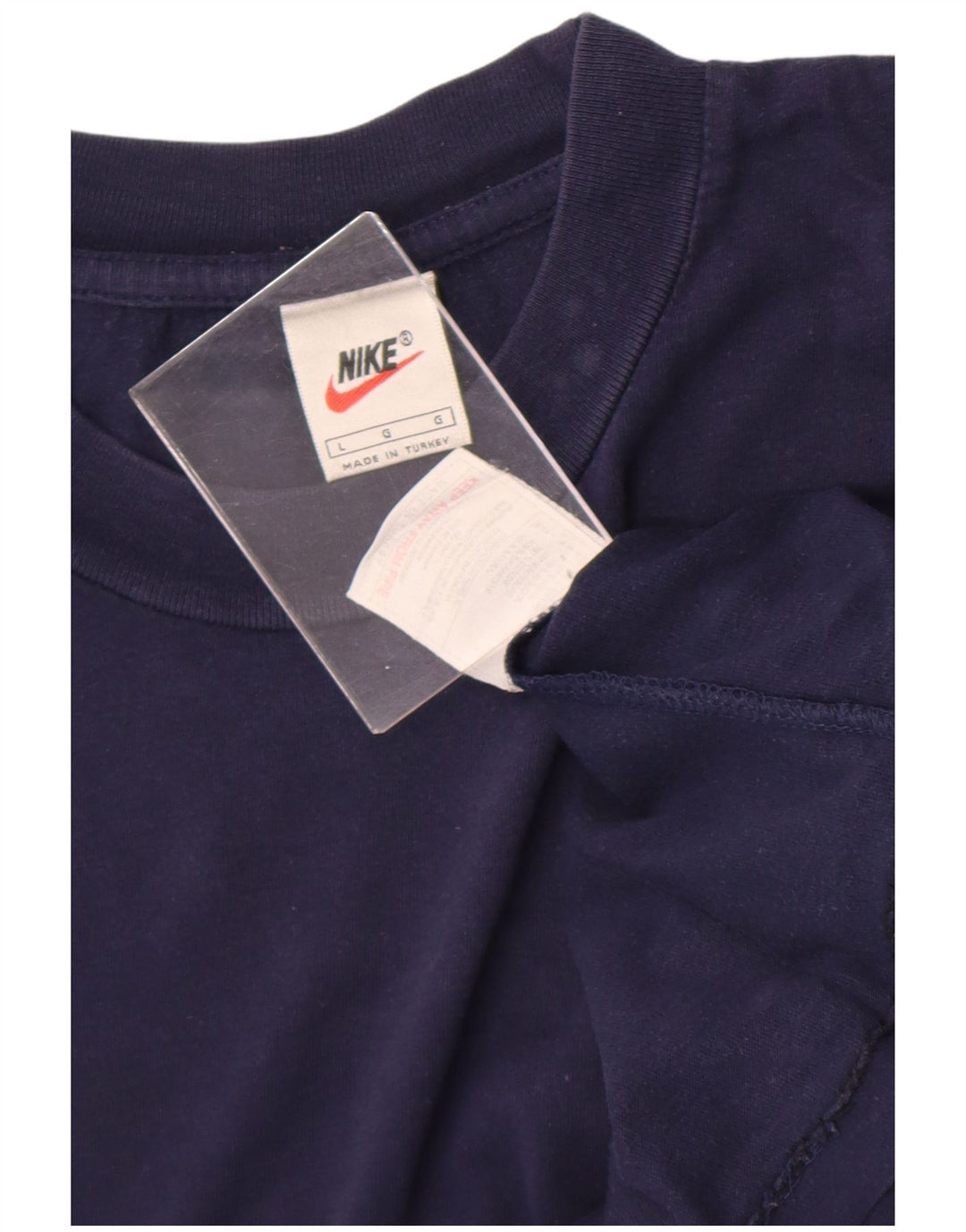 T-shirt da uomo Nike Top Large in cotone blu navy