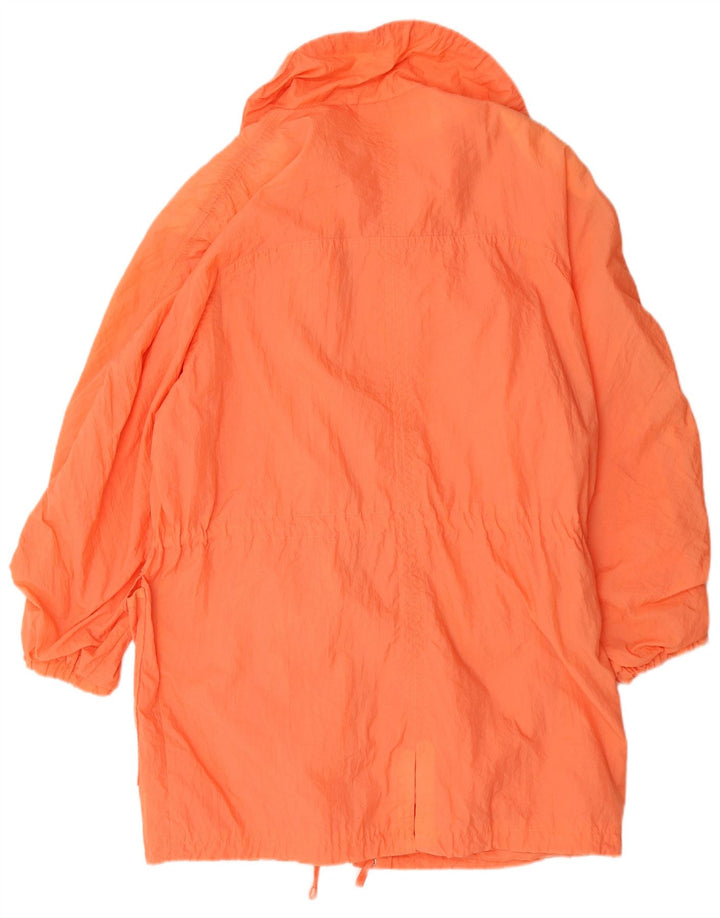 Impermeabile vintage da donna UK 18 XL arancione