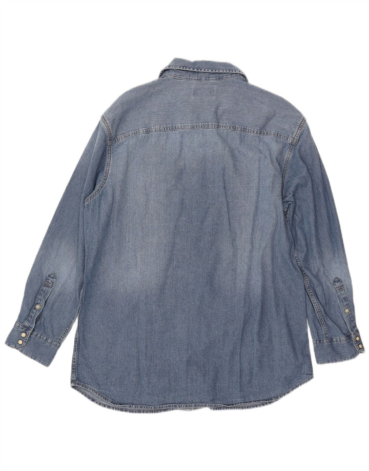 JACK & JONES Camicia di jeans da uomo XL in cotone blu