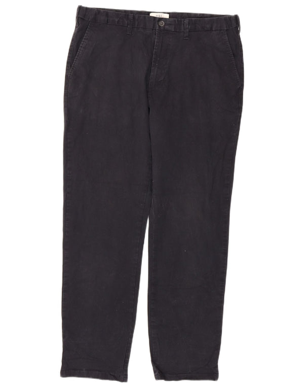 Pantaloni chino vestibilità regolare da uomo Marks & Spencer W36 L31 cotone blu navy