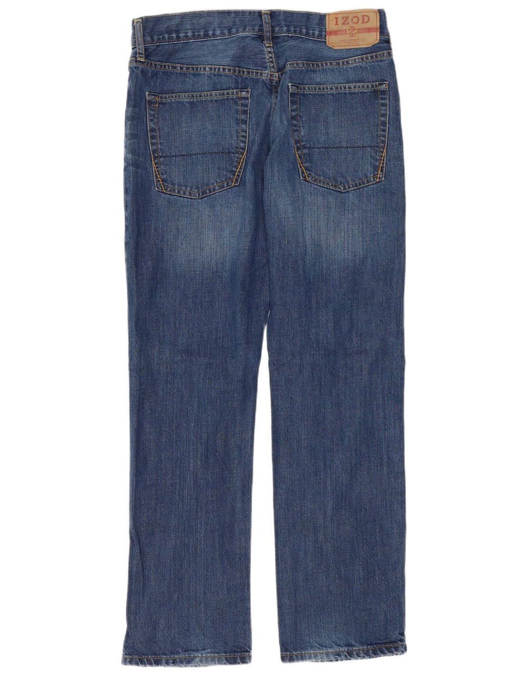 Jeans dritti da uomo IZOD W32 L30 cotone blu