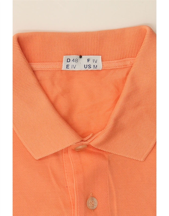 SERGIO TACCHINI Mens Polo Shirt Medium Orange Cotton Vintage Sergio Tacchini and Second-Hand Sergio Tacchini from Messina Hembry 