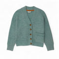 Maglione cardigan oversize corto da donna di White Stuff UK 10 piccolo blu