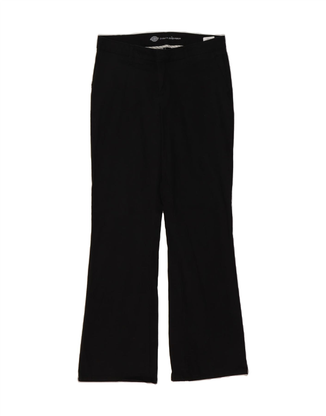 DICKIES Womens Bootcut Chino Trousers US 10 W34 L33 Black Cotton Vintage Dickies and Second-Hand Dickies from Messina Hembry 