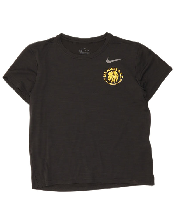 Nike Uomo Lee Jones A.B.C. T-shirt grafica Top piccola nera screziata