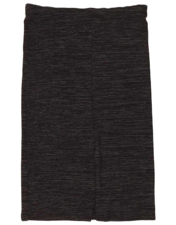 Gonna dritta da donna Superdry Large W32 in viscosa chiazzata grigia