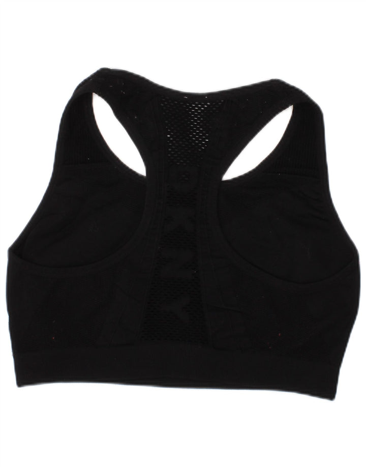 Reggiseno sportivo grafico da donna Dkny Top piccolo nero sportivo