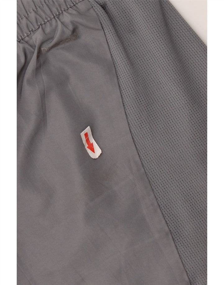 Pantaloncini sportivi Adidas da uomo grandi in poliestere grigio
