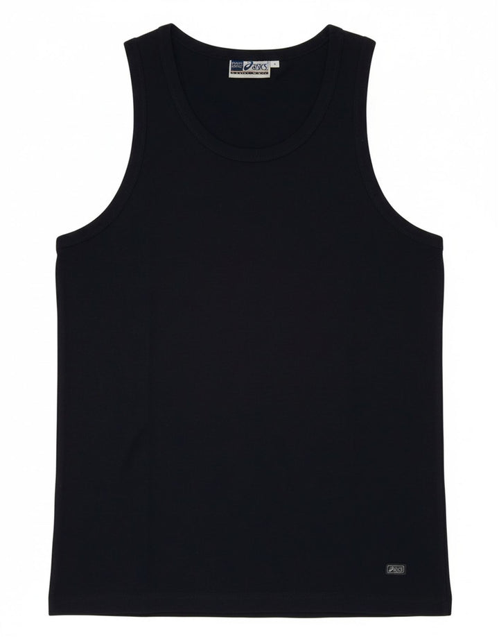 Canotta da donna Asics UK 12 medio blu navy in cotone