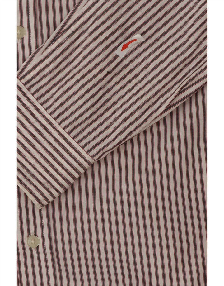 Camicia Timberland da uomo vestibilità regolare, cotone a righe bianche grandi