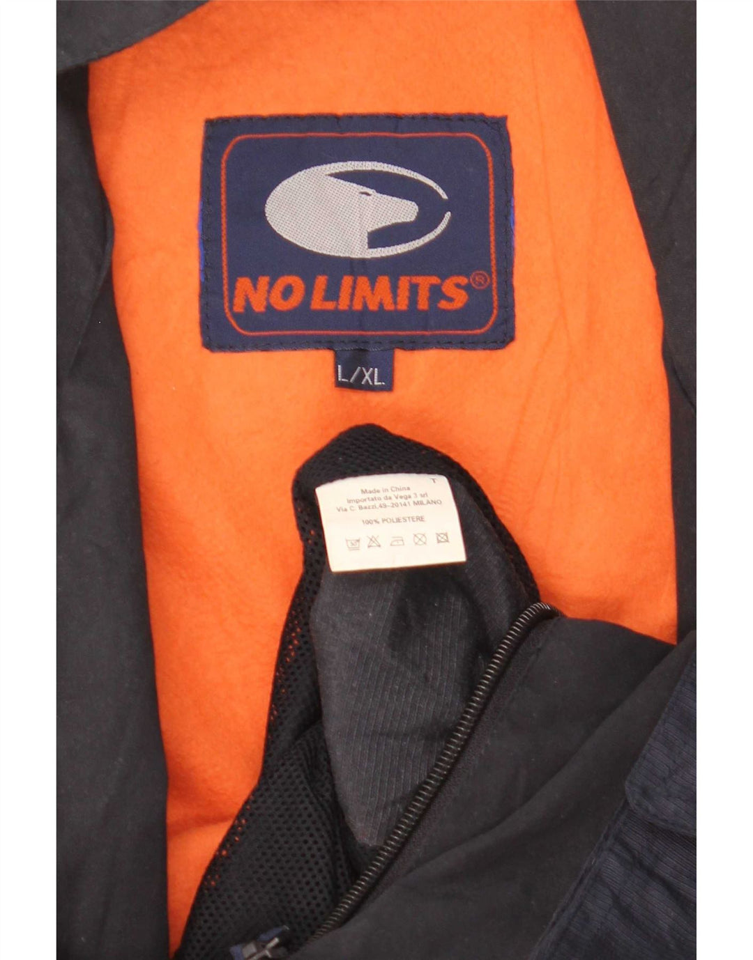 Gilet pratico da uomo No Limits UK 40 grande poliestere blu navy