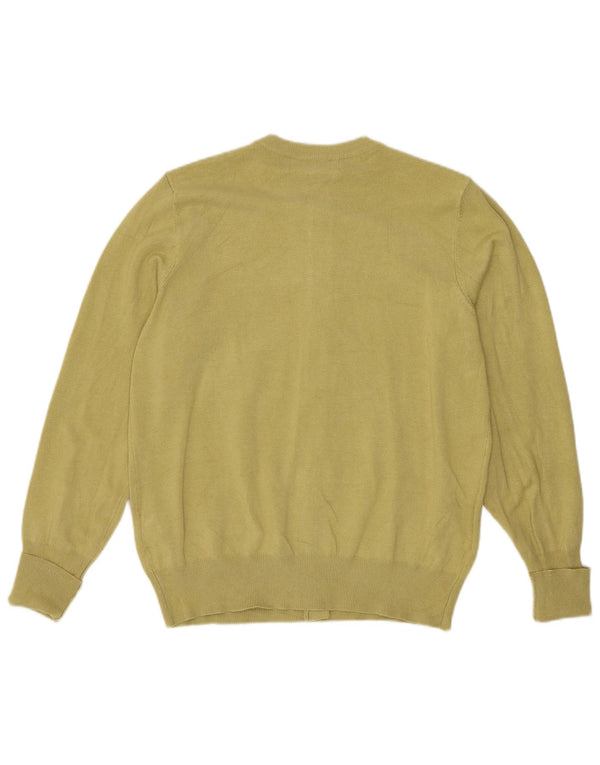 Maglione cardigan da donna Marks & Spencer UK 10 piccolo viscosa verde