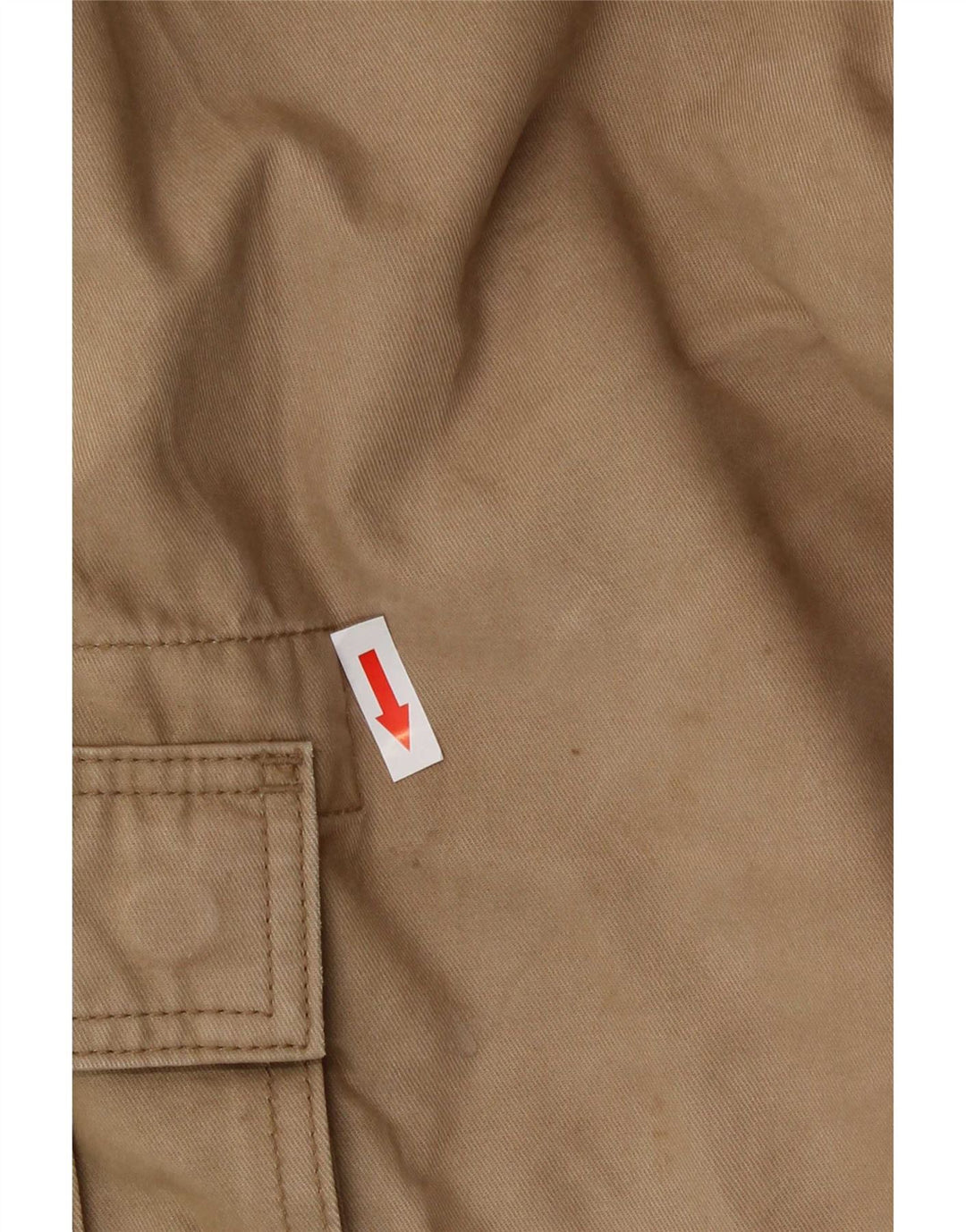 Pantaloni cargo dritti da uomo Marks & Spencer W32 L29 cotone beige
