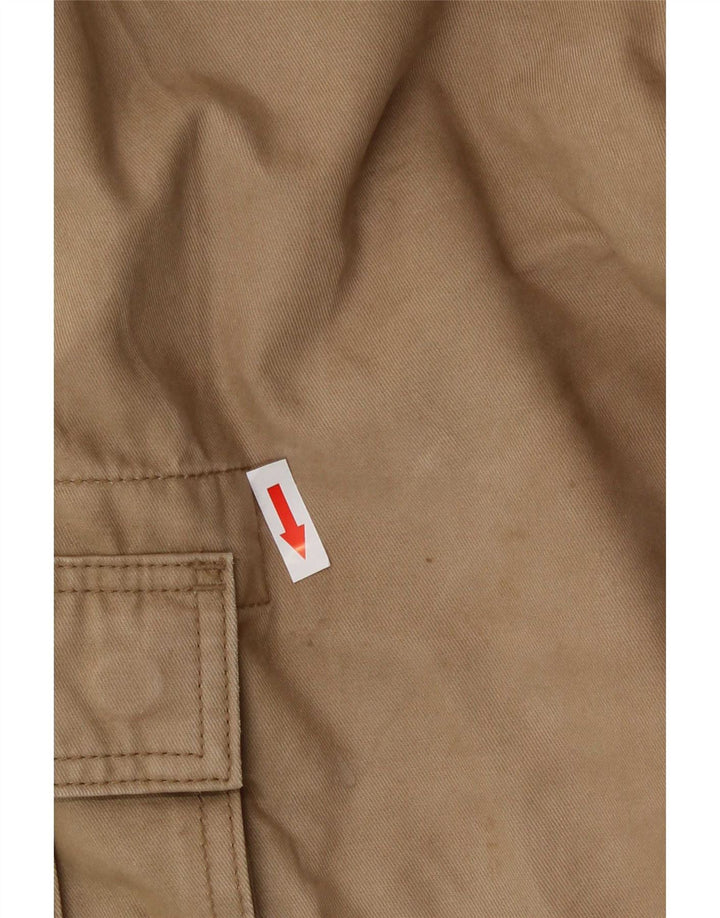 Pantaloni cargo dritti da uomo Marks & Spencer W32 L29 cotone beige