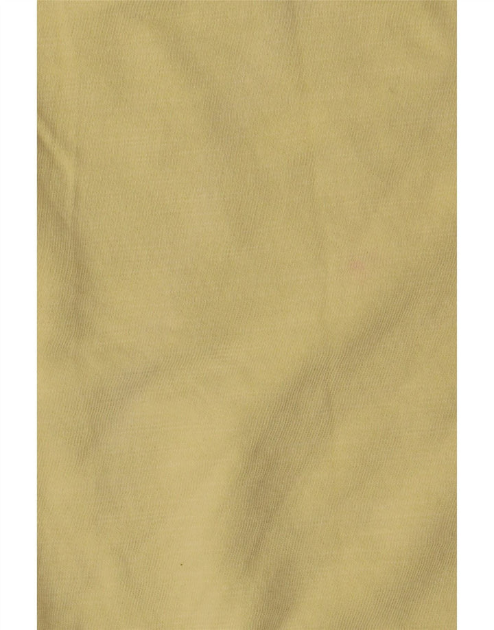 Felpa da donna Marks & Spencer UK 14 grande cotone giallo