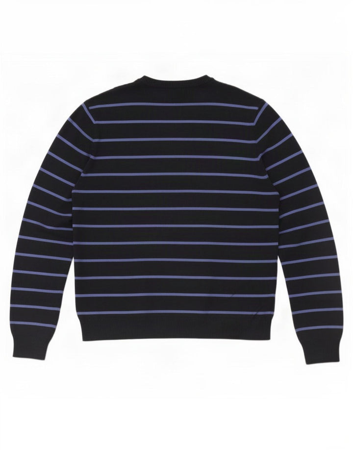 Maglione maglione girocollo da uomo Marks & Spencer blu Harbour grande blu scuro