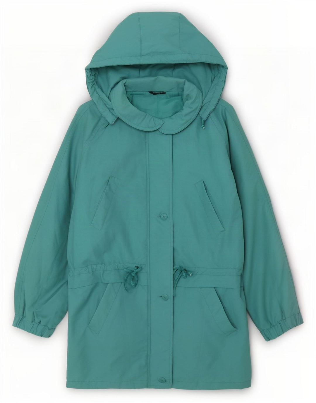 Cappotto giacca a vento oversize con cappuccio da donna C&A EU 36 piccolo turchese