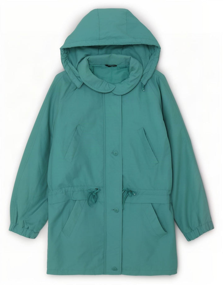 Cappotto giacca a vento oversize con cappuccio da donna C&A EU 36 piccolo turchese