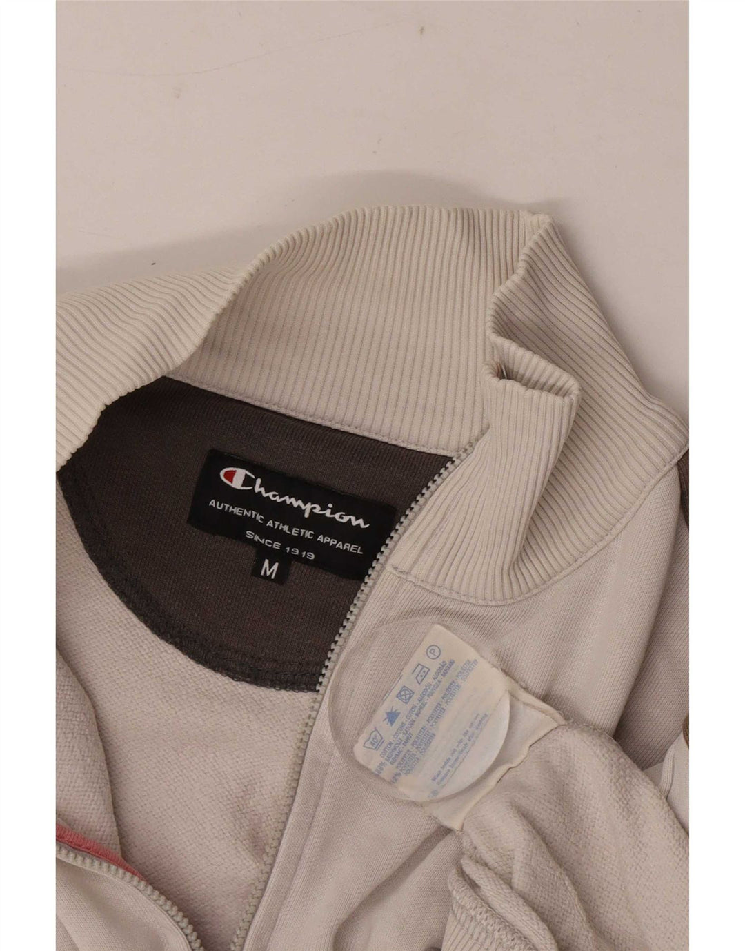 Giacca da tuta da donna Champion UK 12 Medium Off White Colourblock