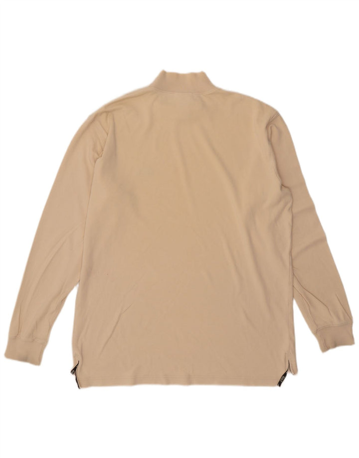 Adidas Maglia a maniche lunghe da uomo UK 38/40 Cotone beige medio