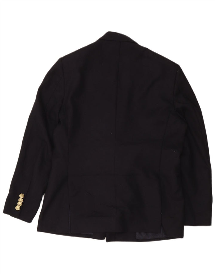 Giacca blazer doppiopetto da uomo Massimo Piombo IT 50 Large Blu Navy