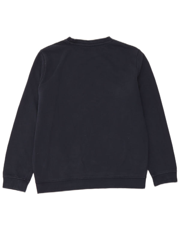 Felpa grafica da bambino Ellesse, 13-14 anni, in cotone blu navy