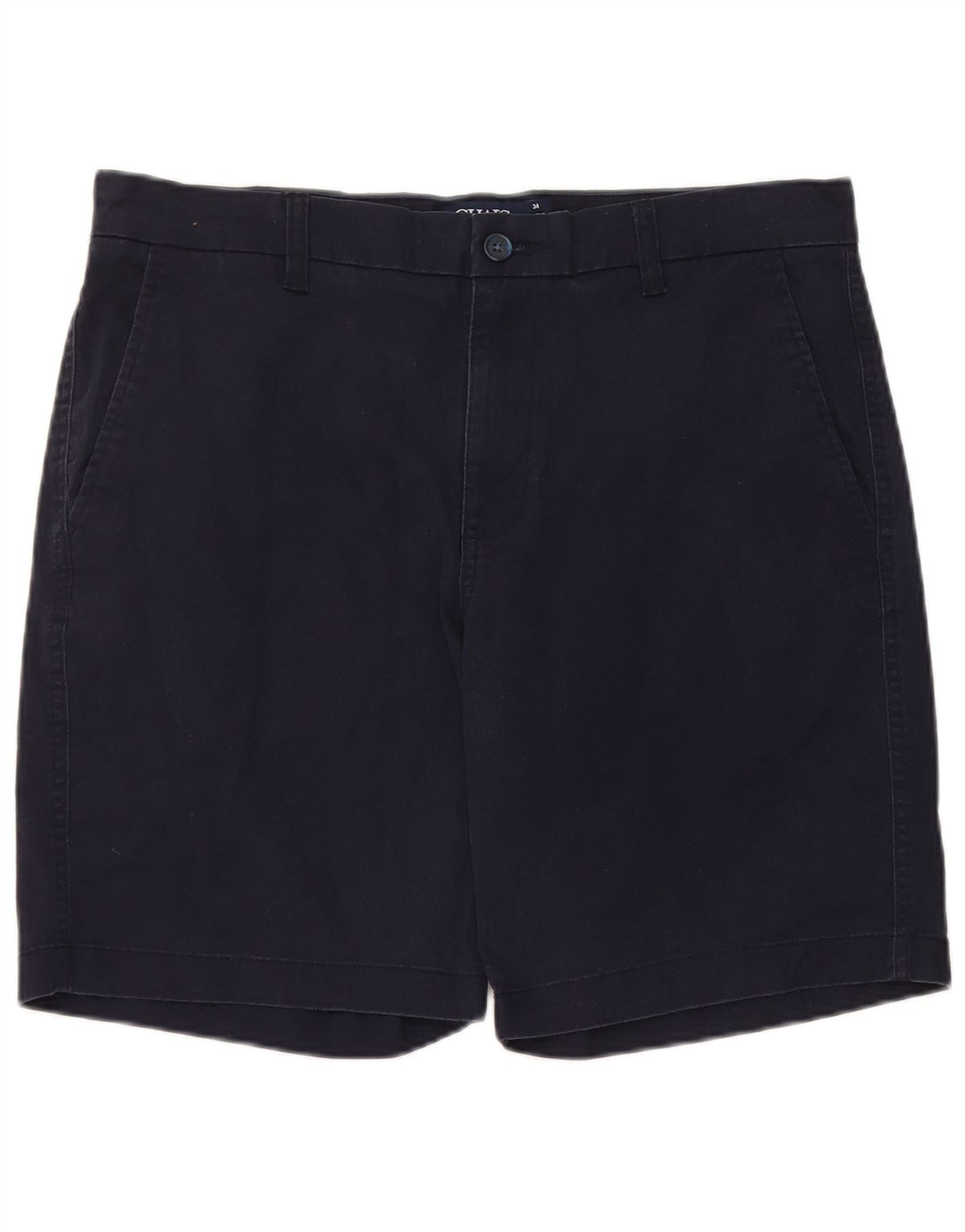 Pantaloncini chino da uomo Chaps W34 grandi in cotone blu navy