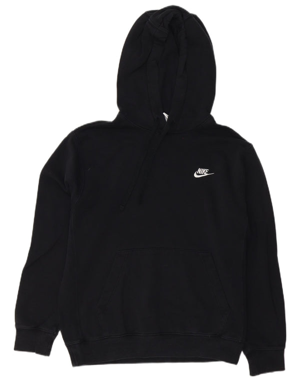 Felpa con cappuccio da uomo Nike Small in cotone nero