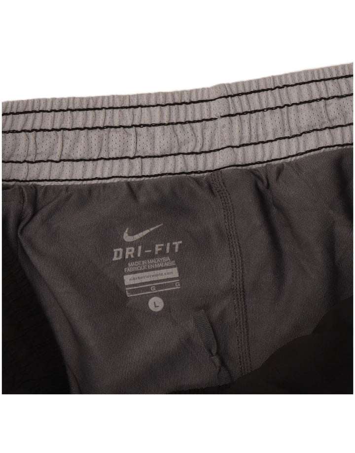 Pantaloncini sportivi da donna NIKE UK 14 Large Black Colourblock