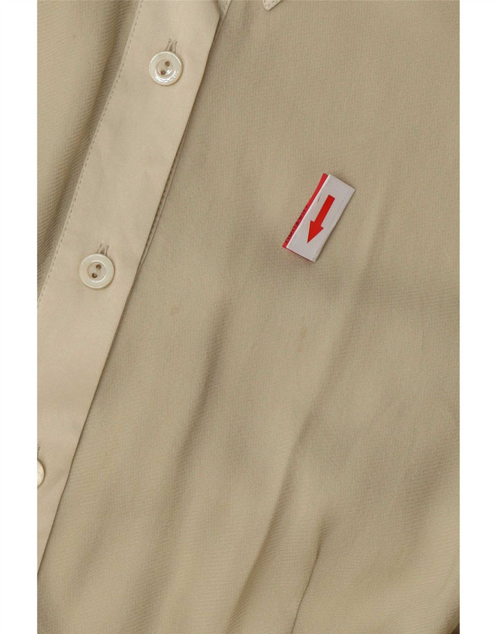 Cherie Camicia Camicetta Donna IT 48 XL Beige Seta