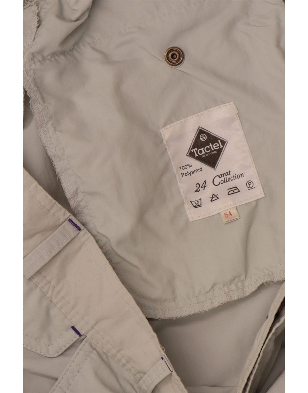 Pantaloni Tactel Pegged Chino da uomo W36 L30 Poliammide grigio